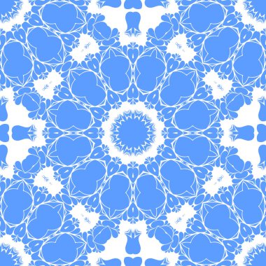 Dikişsiz arka plan mavi ve beyaz soyut