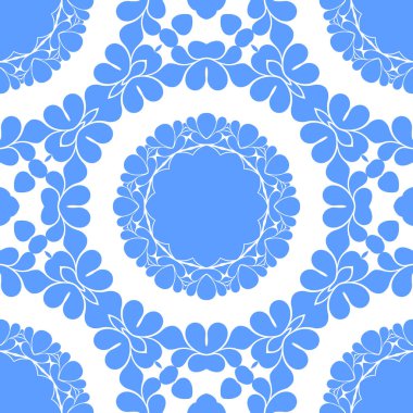 Dikişsiz arka plan mavi ve beyaz soyut