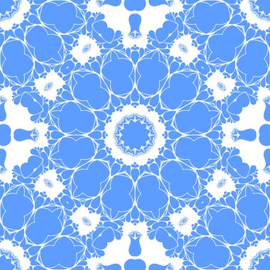 Dikişsiz arka plan mavi ve beyaz soyut