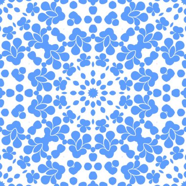 Dikişsiz arka plan mavi ve beyaz soyut