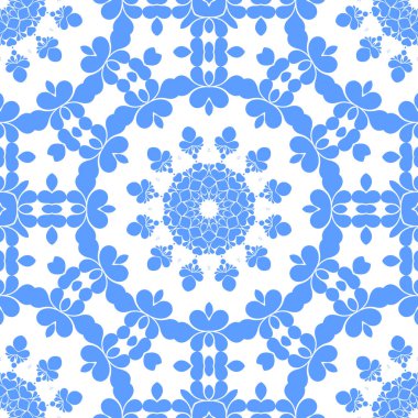 Dikişsiz arka plan mavi ve beyaz soyut