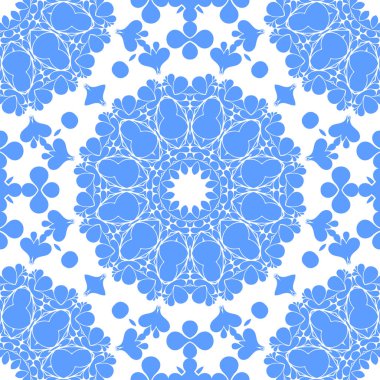 Dikişsiz arka plan mavi ve beyaz soyut