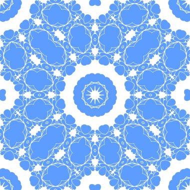 Dikişsiz arka plan mavi ve beyaz soyut