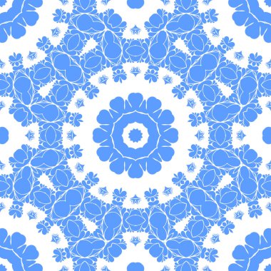 Dikişsiz arka plan mavi ve beyaz soyut