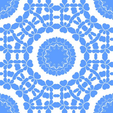 Dikişsiz arka plan mavi ve beyaz soyut