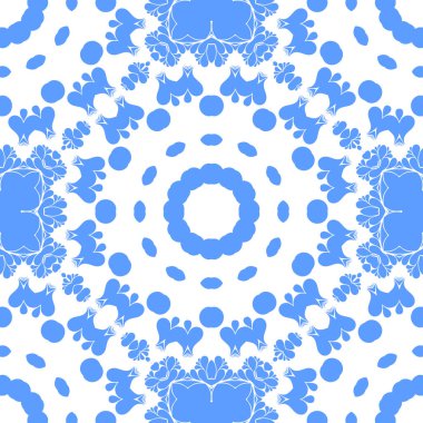 Dikişsiz arka plan mavi ve beyaz soyut