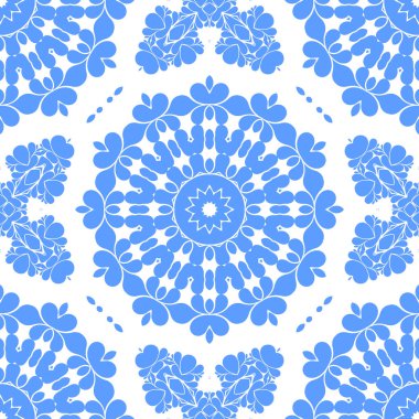 Dikişsiz arka plan mavi ve beyaz soyut