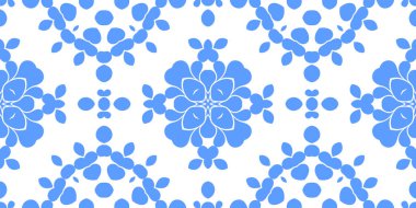 Dikişsiz arka plan mavi ve beyaz soyut