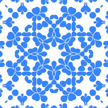 Dikişsiz arka plan mavi ve beyaz soyut