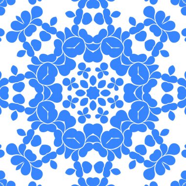 Dikişsiz arka plan mavi ve beyaz soyut