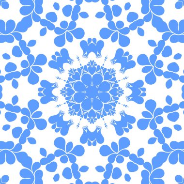 Dikişsiz arka plan mavi ve beyaz soyut