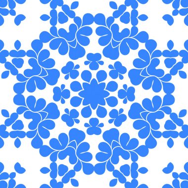 Dikişsiz arka plan mavi ve beyaz soyut