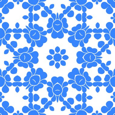 Dikişsiz arka plan mavi ve beyaz soyut