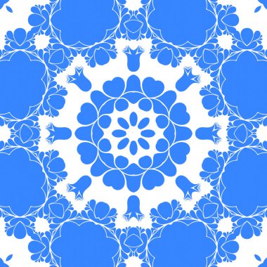 Dikişsiz arka plan mavi ve beyaz soyut