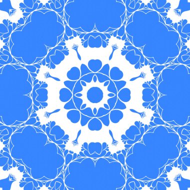 Dikişsiz arka plan mavi ve beyaz soyut