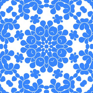 Dikişsiz arka plan mavi ve beyaz soyut