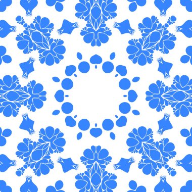 Dikişsiz arka plan mavi ve beyaz soyut