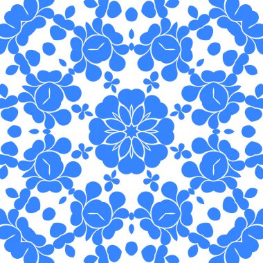 Dikişsiz arka plan mavi ve beyaz soyut