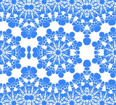 Dikişsiz arka plan mavi ve beyaz soyut