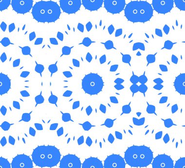 Dikişsiz arka plan mavi ve beyaz soyut