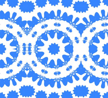 Dikişsiz arka plan mavi ve beyaz soyut