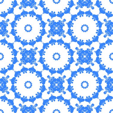 Dikişsiz arka plan mavi ve beyaz soyut