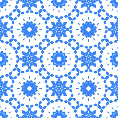 Dikişsiz arka plan mavi ve beyaz soyut