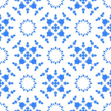 Dikişsiz arka plan mavi ve beyaz soyut