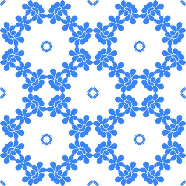 Dikişsiz arka plan mavi ve beyaz soyut