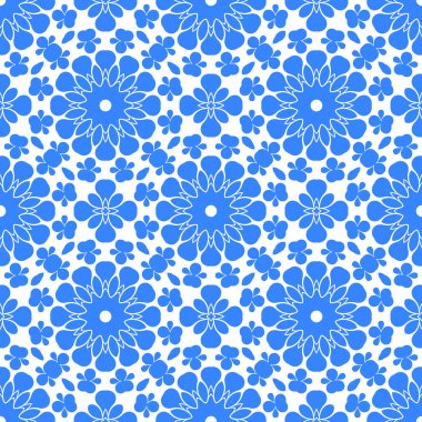 Dikişsiz arka plan mavi ve beyaz soyut