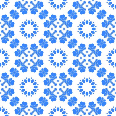 Dikişsiz arka plan mavi ve beyaz soyut