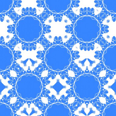 Dikişsiz arka plan mavi ve beyaz soyut