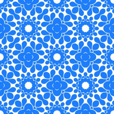 Dikişsiz arka plan mavi ve beyaz soyut