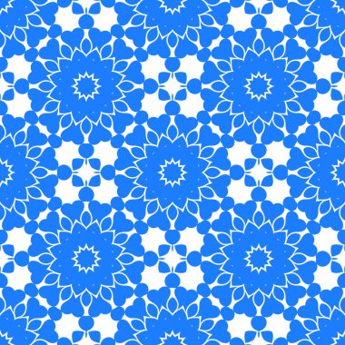 Dikişsiz arka plan mavi ve beyaz soyut