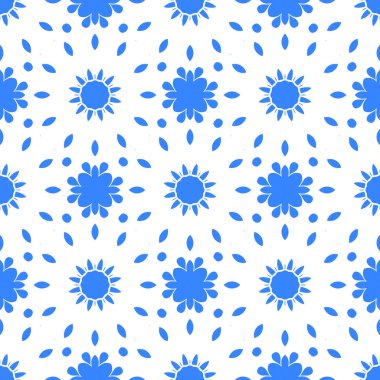 Dikişsiz arka plan mavi ve beyaz soyut