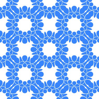 Dikişsiz arka plan mavi ve beyaz soyut