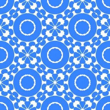 mavi ve beyaz soyut süs arka plan