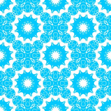 mavi ve beyaz soyut süs arka plan