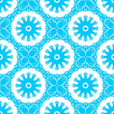 mavi ve beyaz soyut süs arka plan