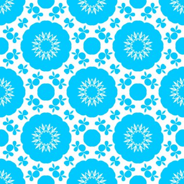 mavi ve beyaz soyut süs arka plan