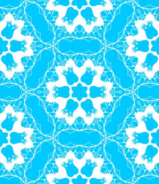 mavi ve beyaz soyut süs arka plan