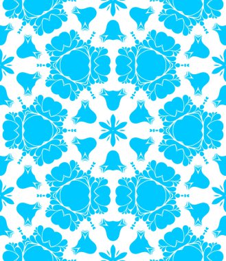 mavi ve beyaz soyut süs arka plan