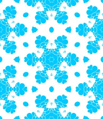 mavi ve beyaz soyut süs arka plan