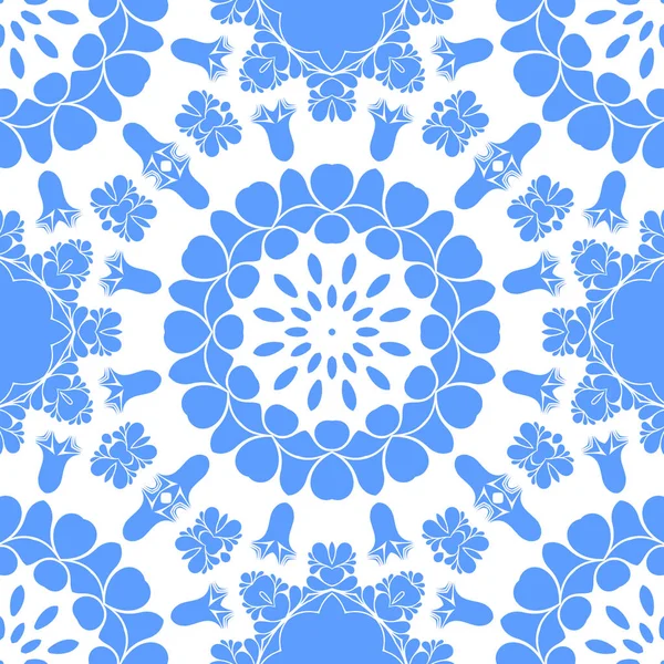 Dikişsiz arka plan mavi ve beyaz soyut