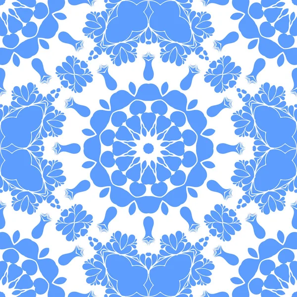 Dikişsiz arka plan mavi ve beyaz soyut