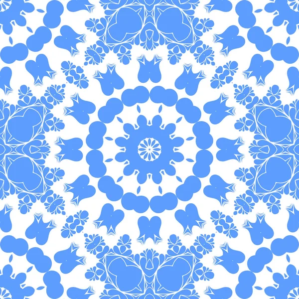 Dikişsiz arka plan mavi ve beyaz soyut