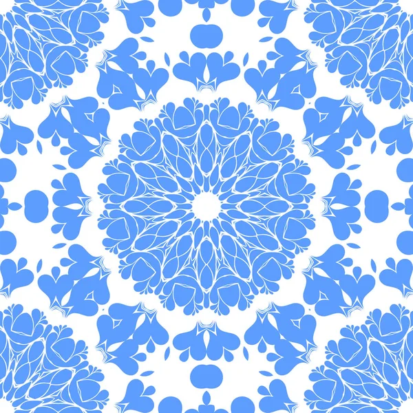 Dikişsiz arka plan mavi ve beyaz soyut