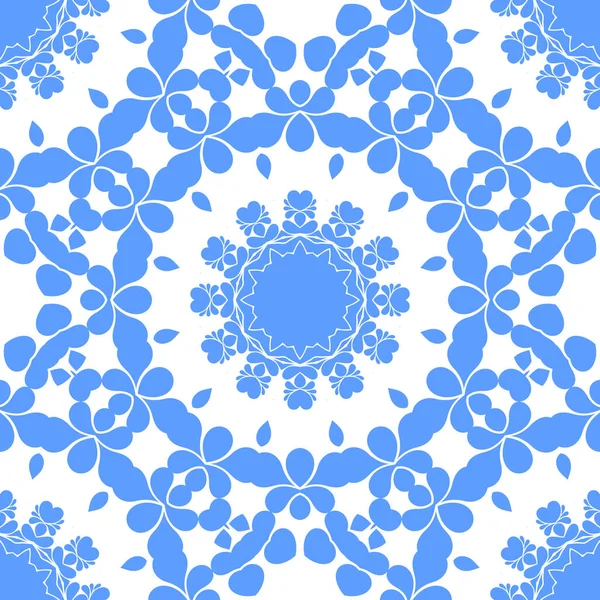 Dikişsiz arka plan mavi ve beyaz soyut