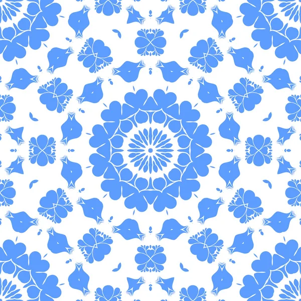 Dikişsiz arka plan mavi ve beyaz soyut