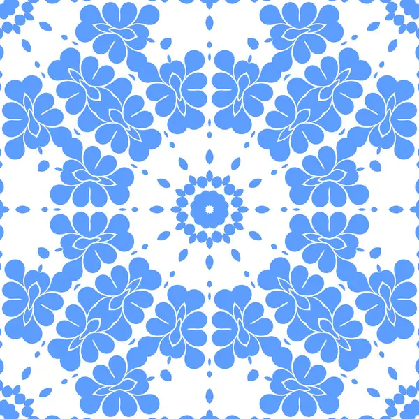 Dikişsiz arka plan mavi ve beyaz soyut